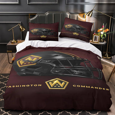 Washington Commanders Bedding Set Duvet Cover Without Filler (Online Order Only)