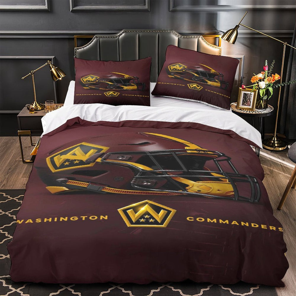 Washington Commanders Bedding Set Duvet Cover Without Filler (Online Order Only)