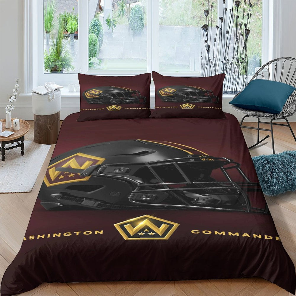 Washington Commanders Bedding Set Duvet Cover Without Filler (Online Order Only)