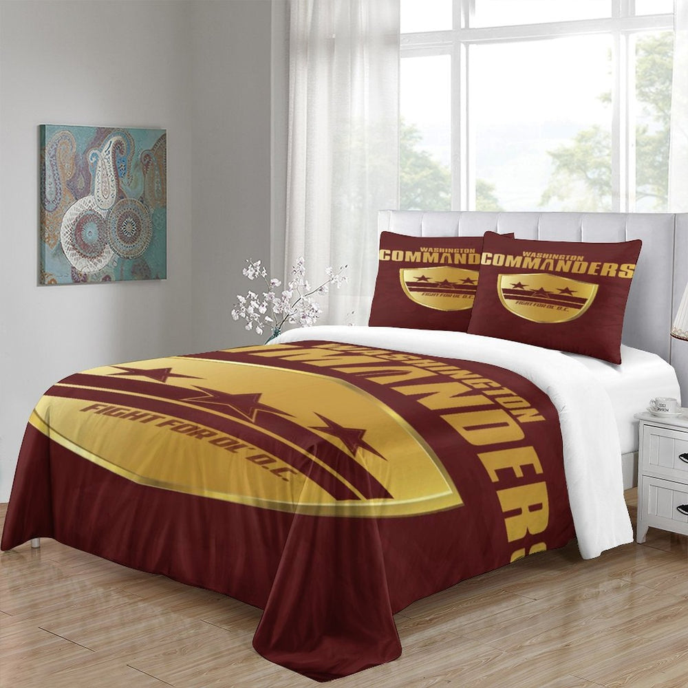 Washington Commanders Bedding Set Duvet Cover Without Filler (Online Order Only)