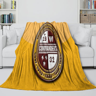 Washington Commanders Blanket Flannel Fleece Throw Room Decoration (Online Order Only)