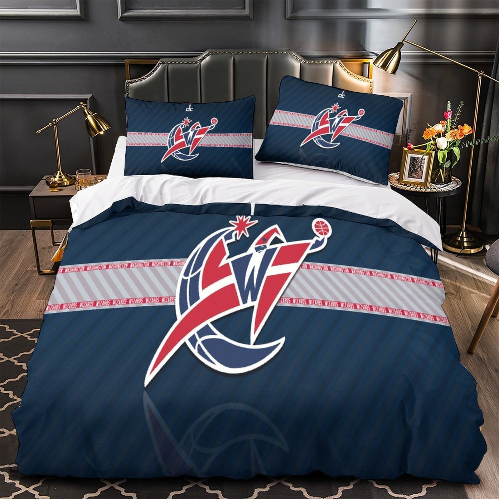 Washington Wizards Bedding Set Duvet Cover Without Filler (Online Order Only)