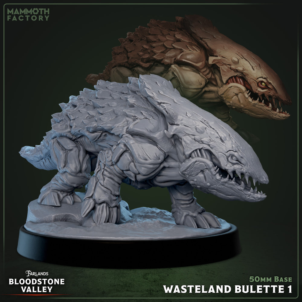 Wasteland Bulettes - Land Shark Monster Miniatures (ONLINE ORDER ONLY)