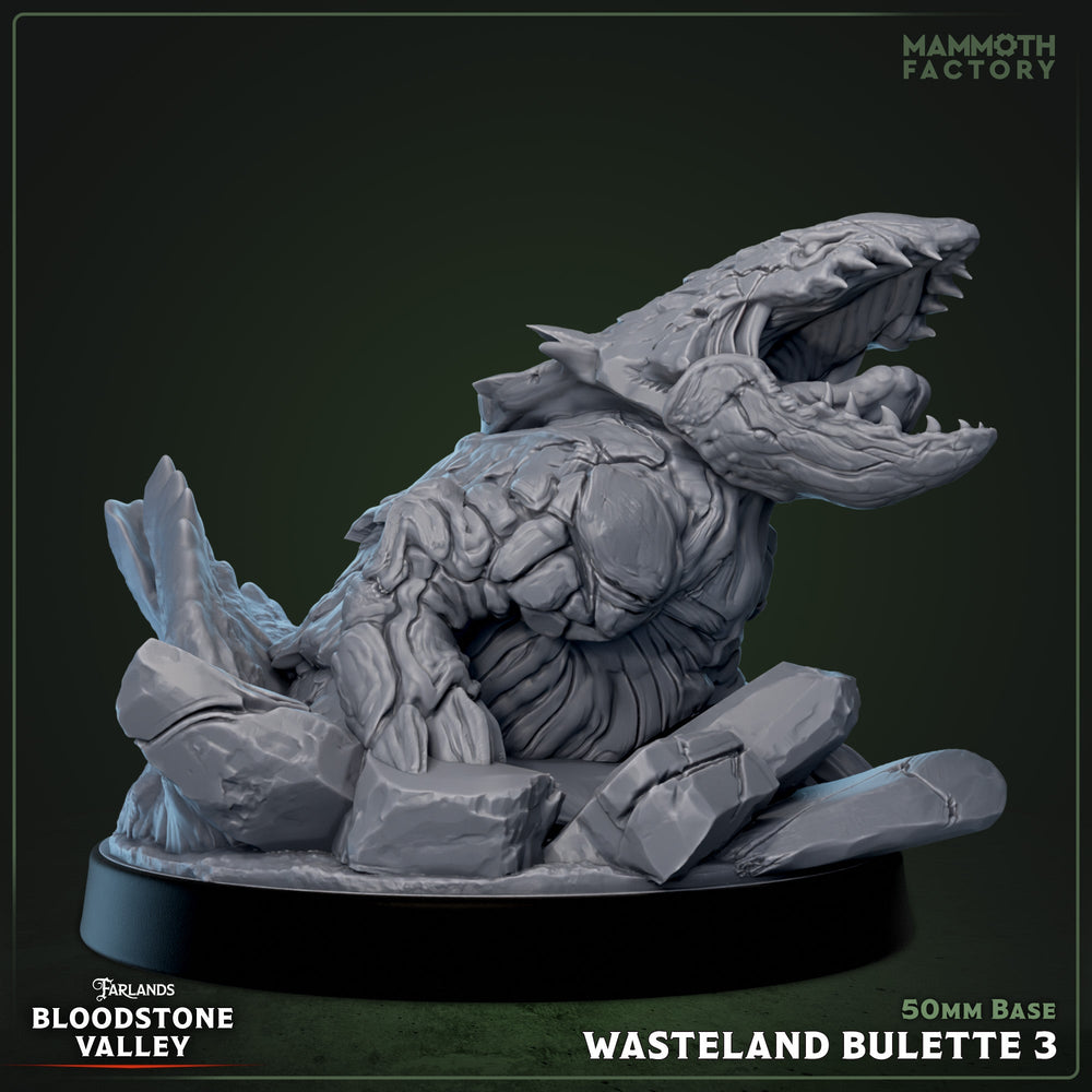 Wasteland Bulettes - Land Shark Monster Miniatures (ONLINE ORDER ONLY)