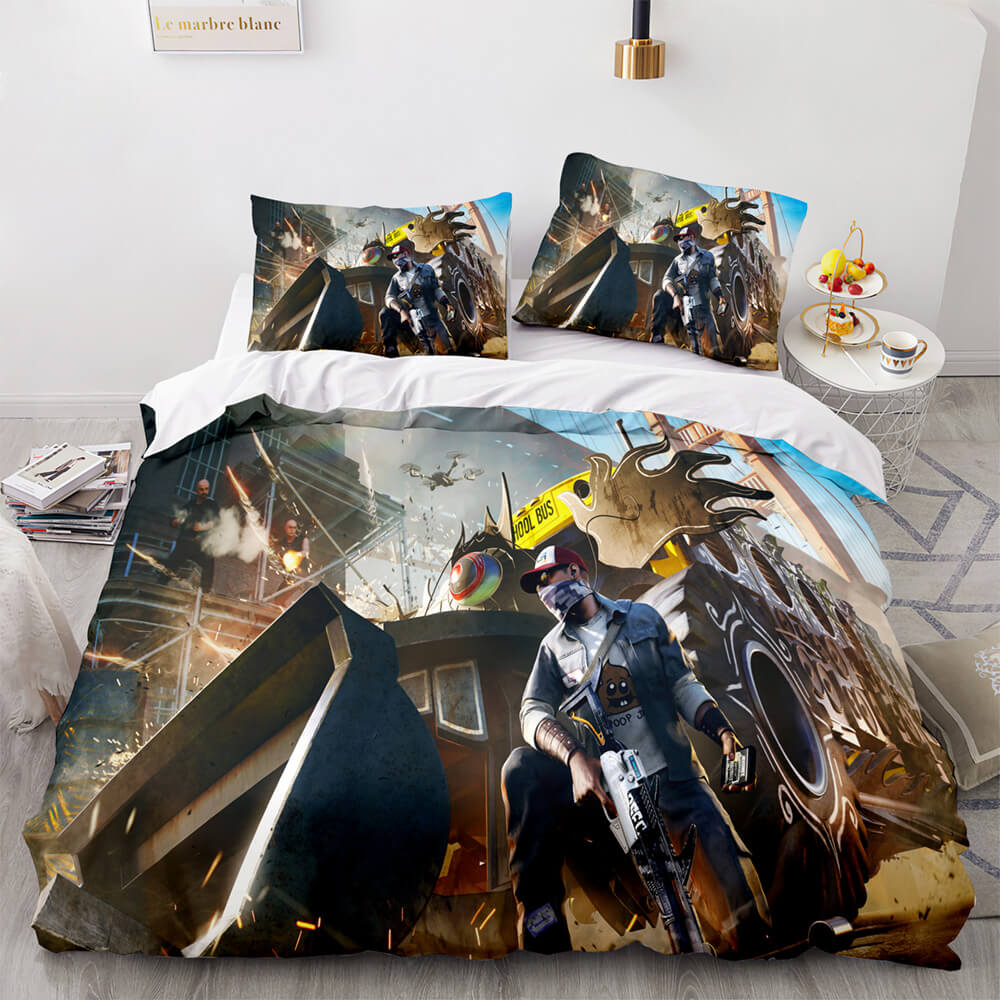 Watch Dogs Pattern Bedding Sets Quilt Cover Without Filler (Online Order Only)