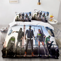 Watch Dogs Pattern Bedding Sets Quilt Cover Without Filler (Online Order Only)