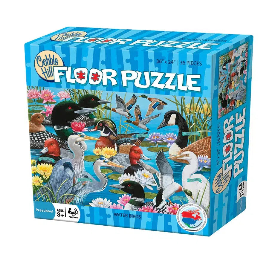 Water Birds 36 Piece Floor Jigsaw Puzzle Cobble Hill (ONLINE ORDER ONLY)