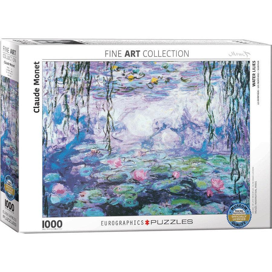 Waterlilies 1000 Piece Jigsaw Puzzle Eurographics (ONLINE ORDER ONLY)