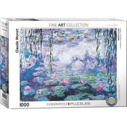 Waterlilies 1000 Piece Jigsaw Puzzle Eurographics (ONLINE ORDER ONLY)