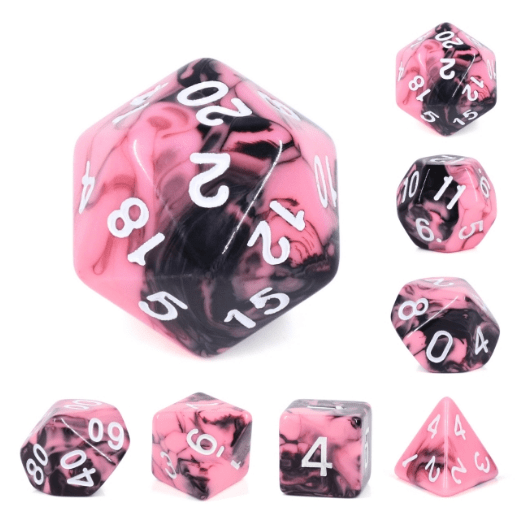 Watermelon Cream RPG Dice Set (ONLINE ORDER ONLY)