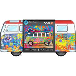 Wave Hopper VW Bus 550 Piece Jigsaw Puzzle in Tin Eurographics (ONLINE ORDER ONLY)