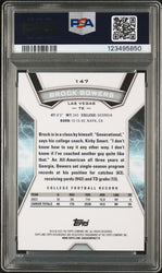 Graded 2024 Topps Resurgence Brock Bowers #147 Rookie RC Football Card PSA 10 Gem Mint (ONLINE ORDER ONLY)