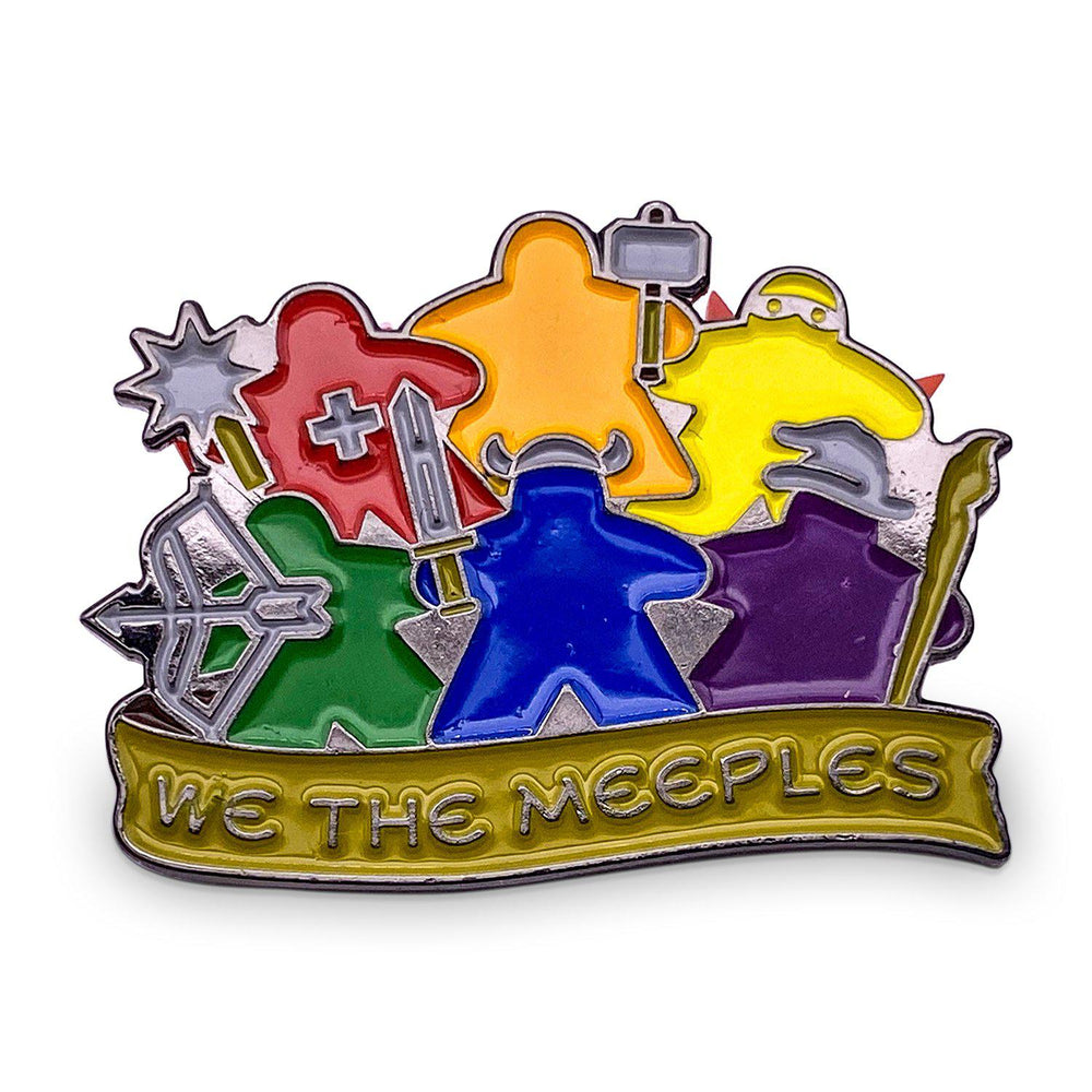 We the Meeples - Hard Enamel Adventure Pin Metal by Norse Foundry (ONLINE ORDER ONLY)