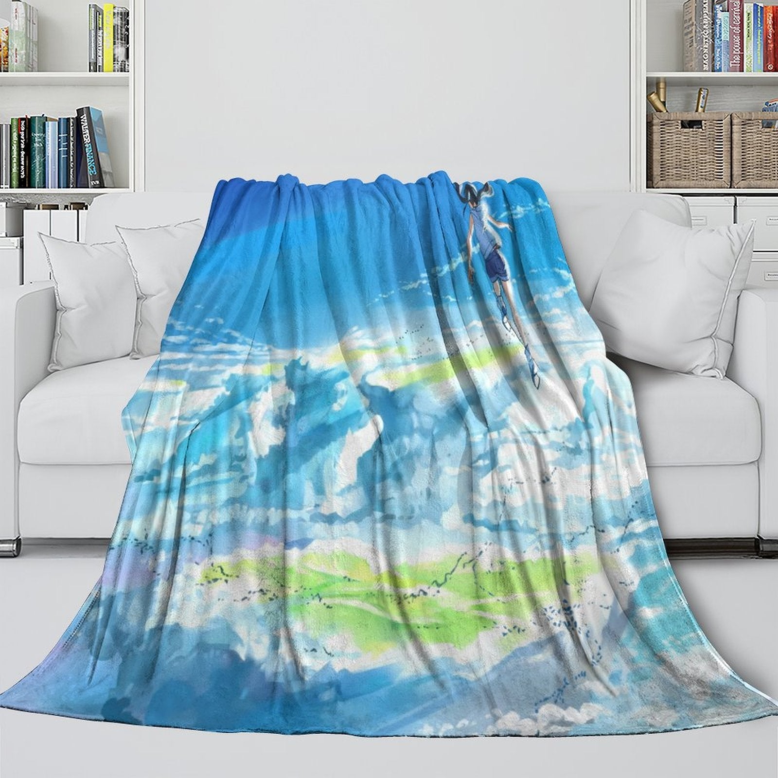 Weathering With You Blanket Flannel Throw Room Decoration (Online Order Only)