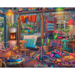 Weaver's Cottage 1000 Piece Jigsaw Puzzle Springbok (ONLINE ORDER ONLY)