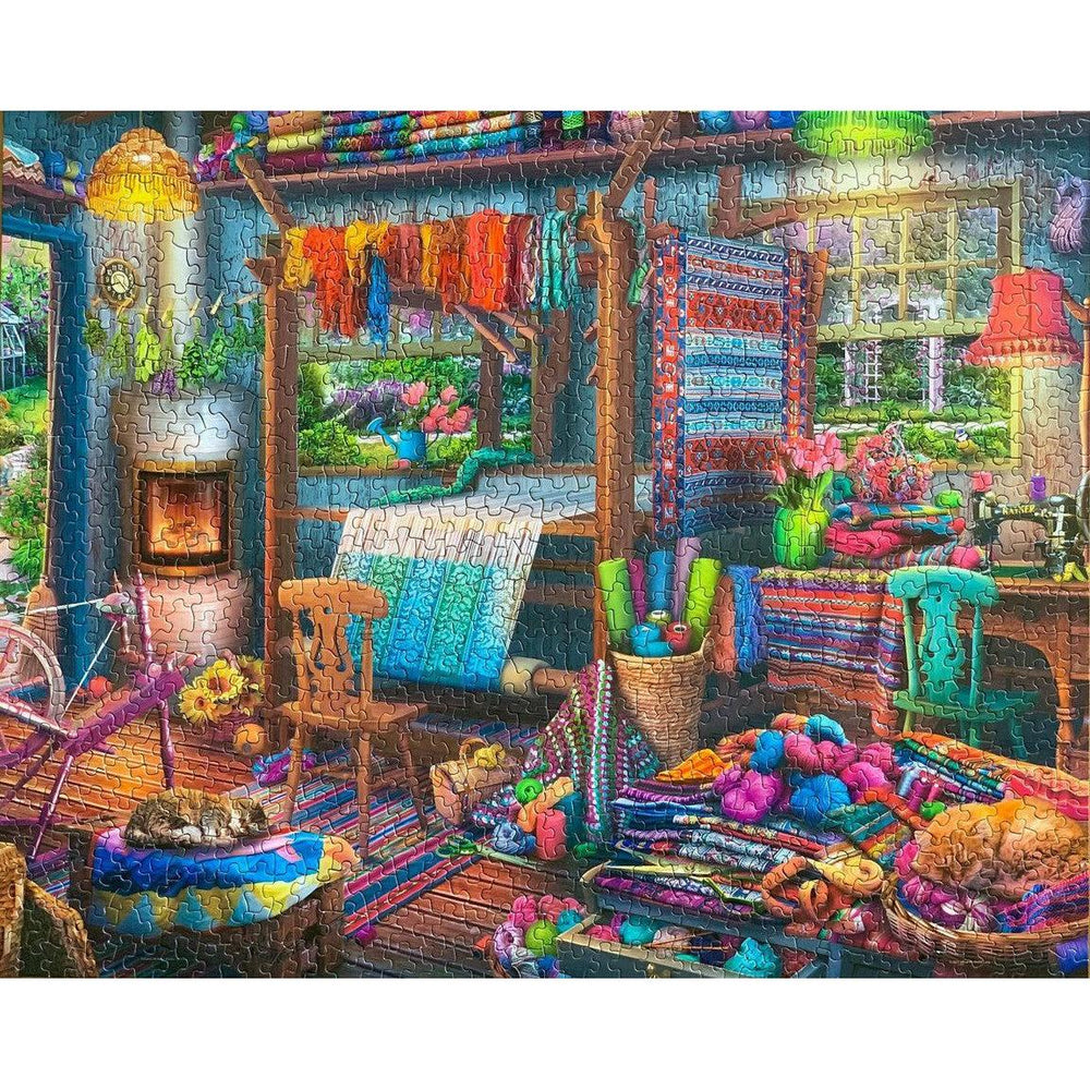 Weaver's Cottage 1000 Piece Jigsaw Puzzle Springbok (ONLINE ORDER ONLY)