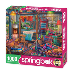 Weaver's Cottage 1000 Piece Jigsaw Puzzle Springbok (ONLINE ORDER ONLY)