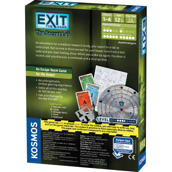 EXIT: The Secret Lab (ONLINE ORDER ONLY)