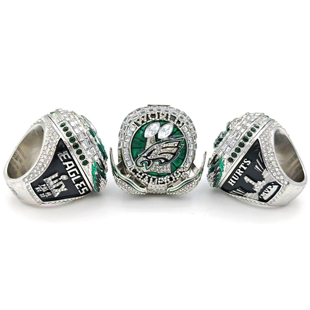 Philadelphia Eagles Super Bowl LIX Rings #1 Hurts MVP Edition with Wings Pop Out (ONLINE ORDER ONLY)