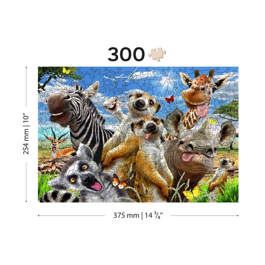 Welcome to Africa 300 Piece Wood Jigsaw Puzzle Wooden City (ONLINE ORDER ONLY)