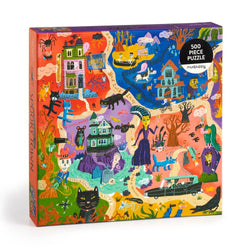 Welcome to Spooky Town 500 Piece Jigsaw Puzzle Mudpuppy (ONLINE ORDER ONLY)