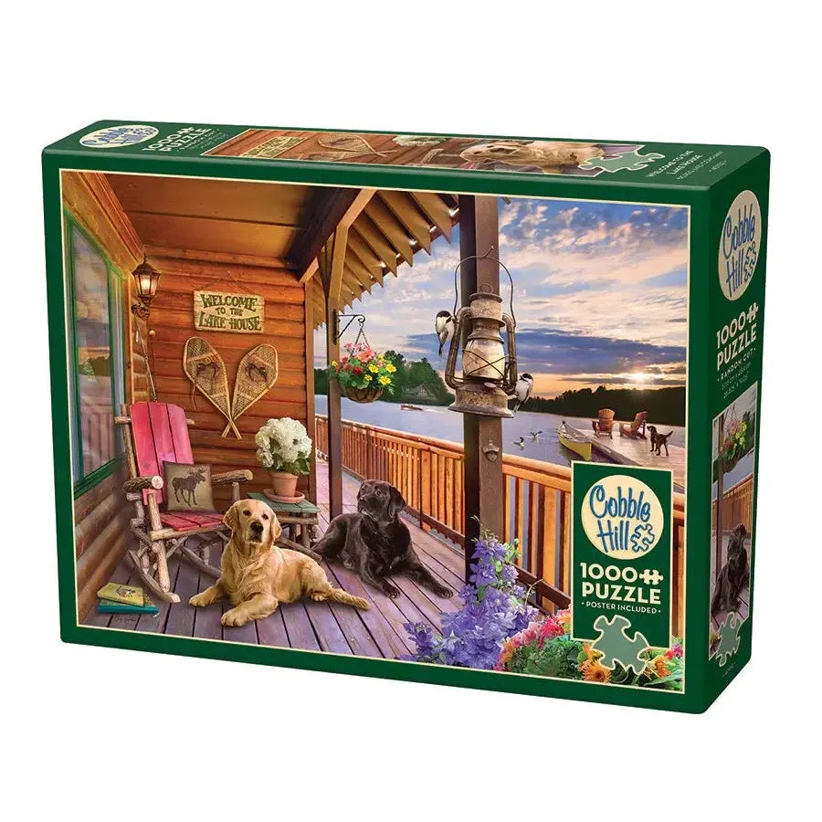 Welcome to the Lake House 1000 Piece Jigsaw Puzzle Cobble Hill (ONLINE ORDER ONLY)