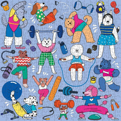Well-Trained Dogs 500 Piece Jigsaw Puzzle Mudpuppy (ONLINE ORDER ONLY)