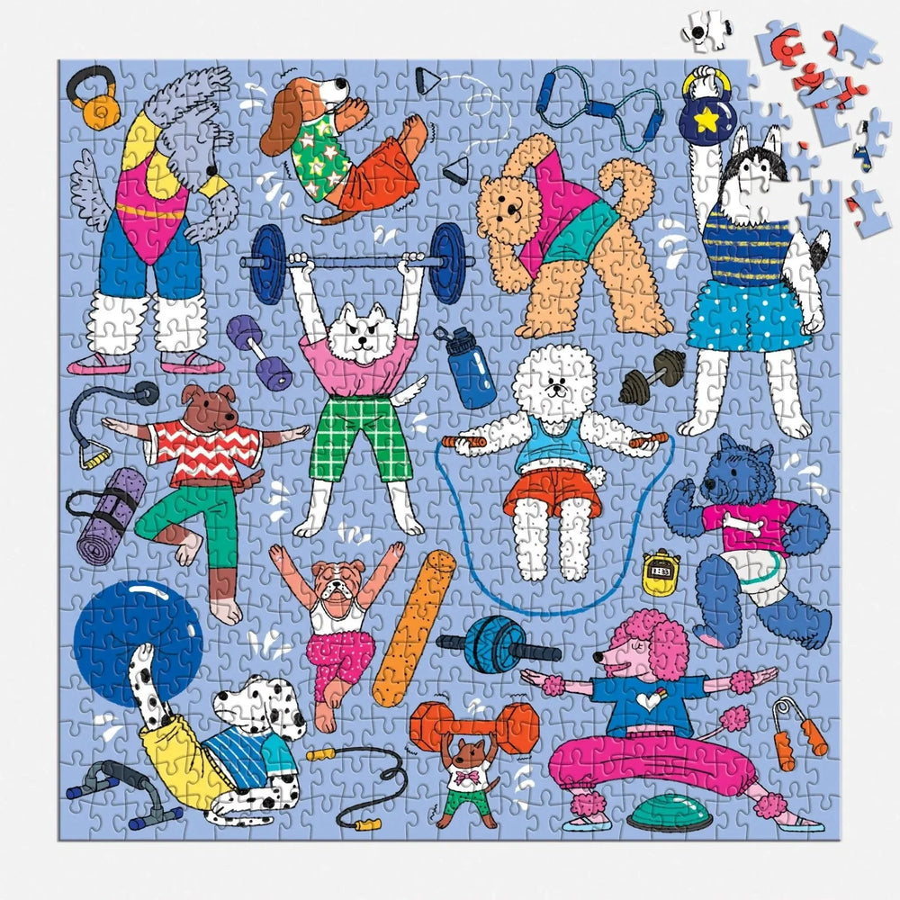 Well-Trained Dogs 500 Piece Jigsaw Puzzle Mudpuppy (ONLINE ORDER ONLY)