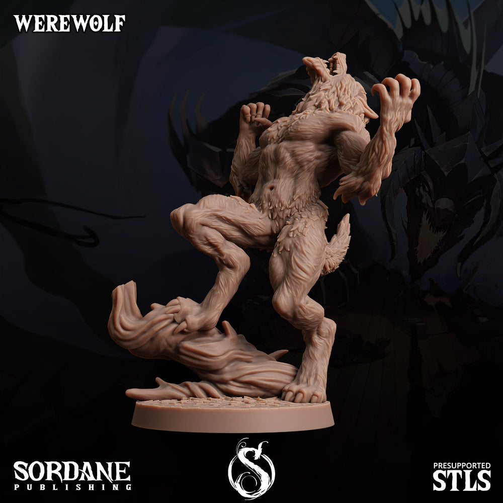 3D Printed Sordane Publishing Werewolves 28 32mm D&D (Online Only)