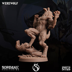 3D Printed Sordane Publishing Werewolves 28 32mm D&D (Online Only)