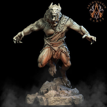 3D Printed Archvillain Games Moonbiten - Werewolves 28mm 32mm D&D (Online Only)