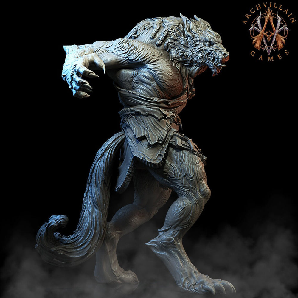 3D Printed Archvillain Games Moonbiten - Werewolves 28mm 32mm D&D (Online Only)