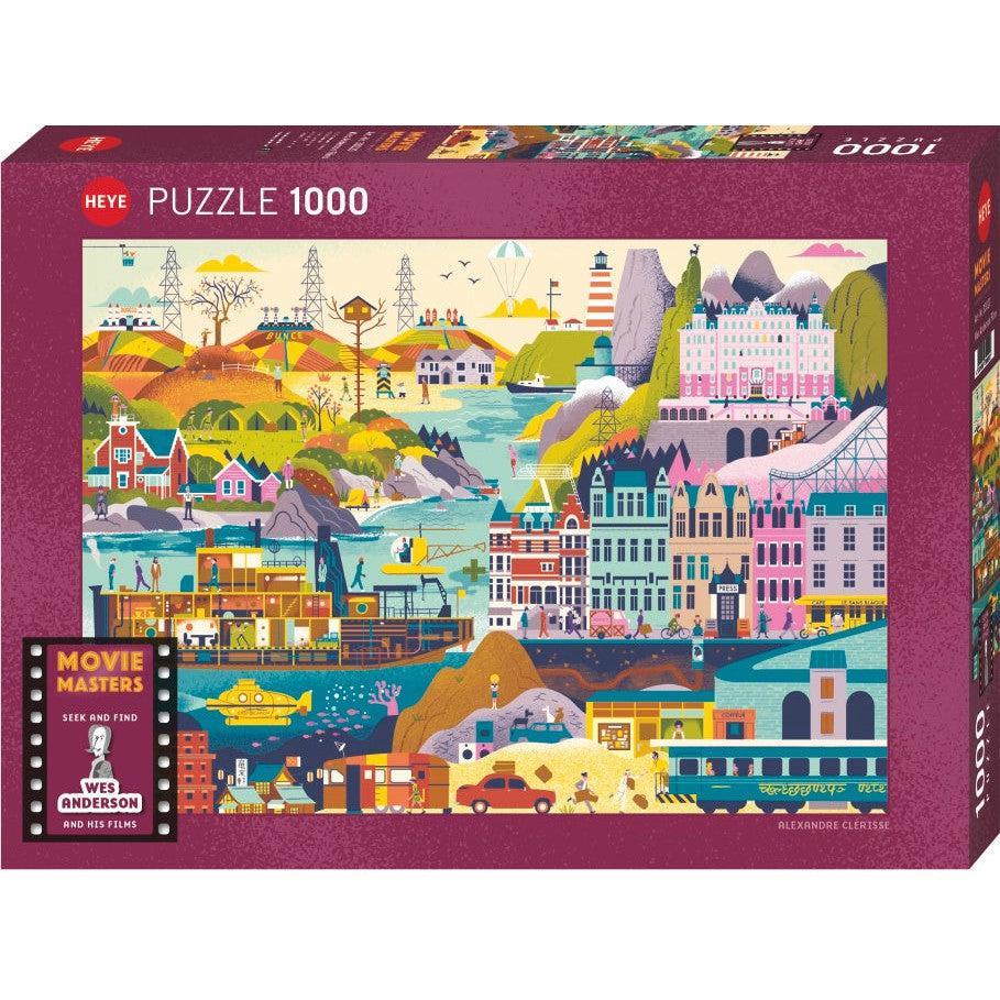 Wes Anderson Films Movie Masters 1000 Piece Jigsaw Puzzle Heye (ONLINE ORDER ONLY)