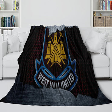 West Ham United Blanket Flannel Fleece Throw Room Decoration (Online Order Only)