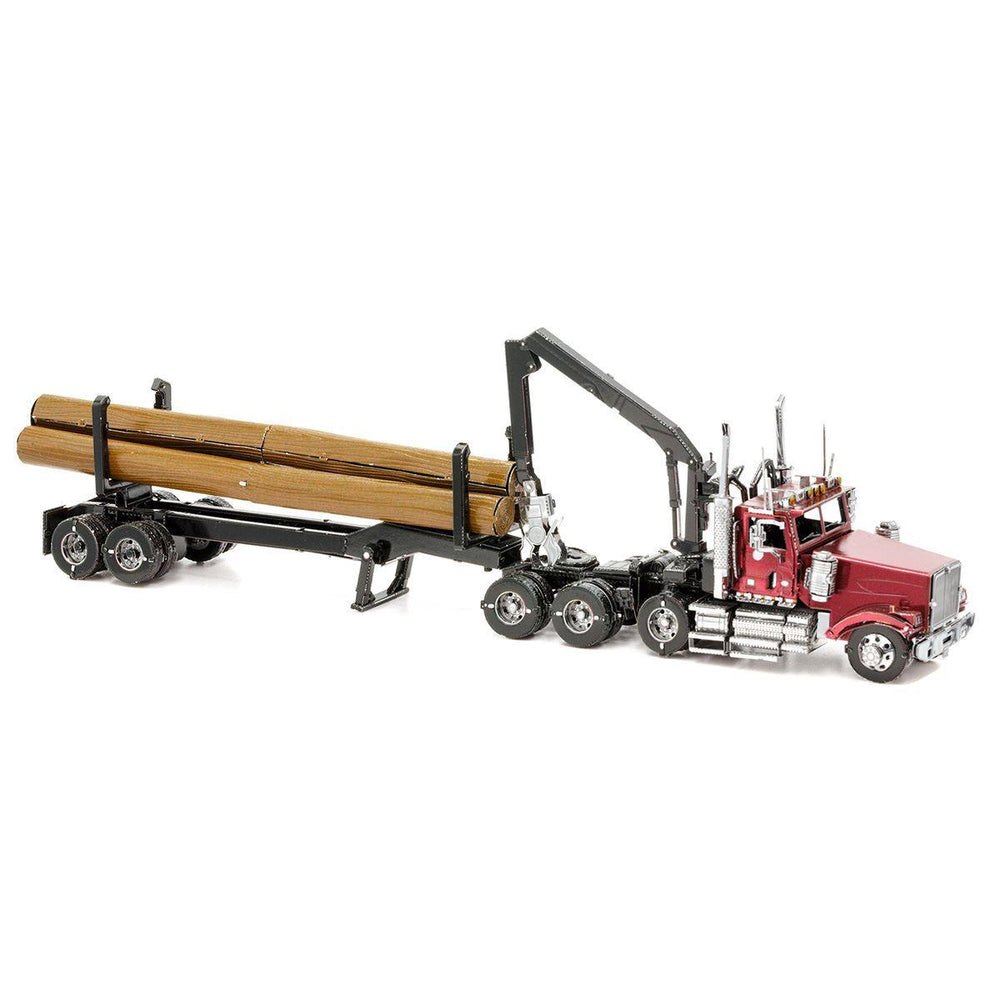 Western Star 4900SB Log Truck & Trailer Premium 3D Steel Model Kit Metal Earth (ONLINE ORDER ONLY)