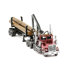Western Star 4900SB Log Truck & Trailer Premium 3D Steel Model Kit Metal Earth (ONLINE ORDER ONLY)