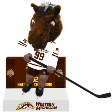 Western Michigan Broncos 2025 NCAA Men's Hockey National Champions Scoreboard Bobblehead (Presale) (ONLINE ORDER ONLY)