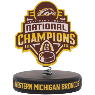 Western Michigan Broncos 2025 NCAA Men's Hockey National Champions Bobbleheads (Presale) (ONLINE ORDER ONLY)