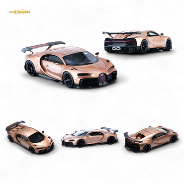 YM Model Bugatti Chiron PUR SPORT in Fantasy Rose Gold Limited to 299 Pcs 1:64 (ONLINE ORDER ONLY)