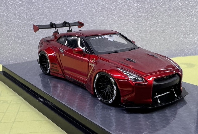 Error404 LB-Works Nissan Skyline GT-R R35 Fighter Grey / Candy Red Limited to 299 Pcs Each 1:64 (ONLINE ORDER ONLY)