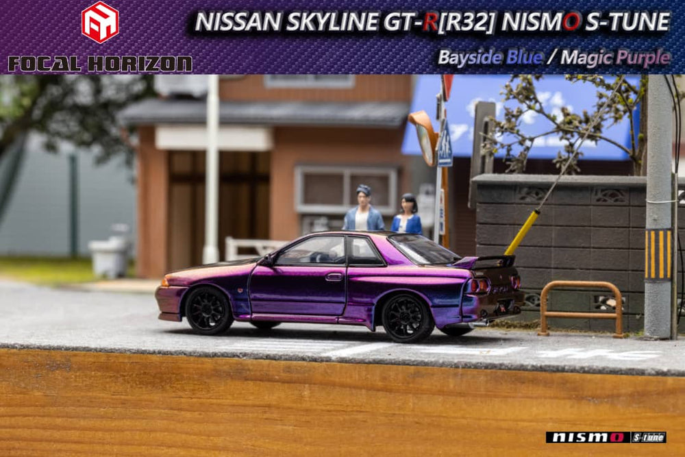 Focal Horizon Skyline R32 GT-R 3rd Gen S-Tune Magic Purple 1:64 (ONLINE ORDER ONLY)