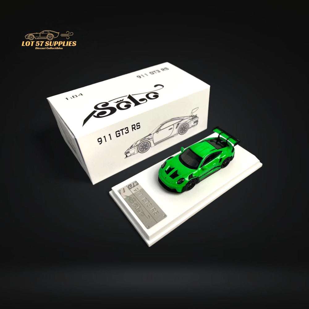 SOLO Porsche 911 992 GT3 RS Lizard Green 1:64 (ONLINE ORDER ONLY)