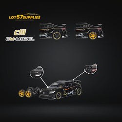 CM Model Subaru BRZ Varis BRZ ARISING-1 in Black 1:64 CM64-BRZ-02 (ONLINE ORDER ONLY)
