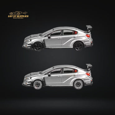 CM Model Subaru WRX STI Varis Widebody in Silver 1:64 CM64-STI-04 (ONLINE ORDER ONLY)