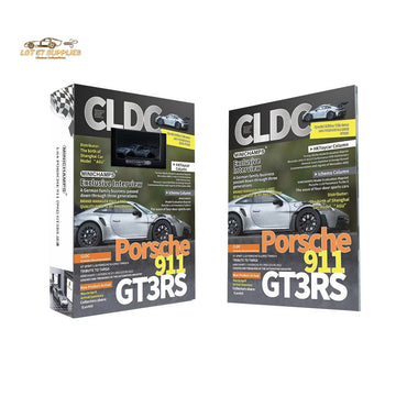 Minichamps X CLDC Exclusive Porsche 911 GT3 RS in Raw Silver English Magazine Version 1:64 (MAGAZINE INCLUDED) (ONLINE ORDER ONLY)