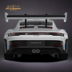 TPC Porsche 911 992 GT3 RS White With Blue Wheels Ordinary Version 1:64 (ONLINE ORDER ONLY)