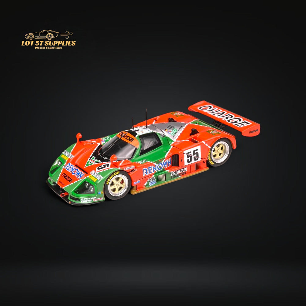 (Pre-Order) MOTORHELIX Mazda 787b #55 Le Mans Championship 1991 Winner 1:64 (ONLINE ORDER ONLY)