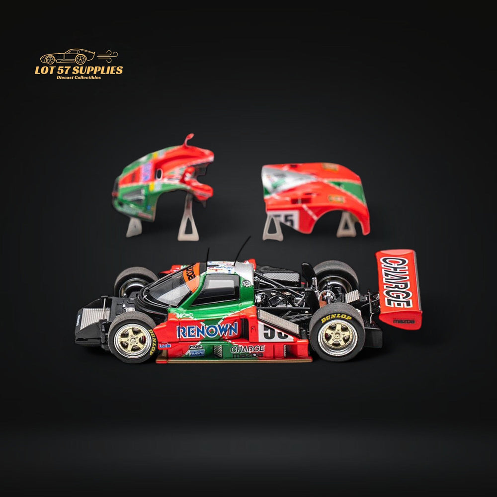 (Pre-Order) MOTORHELIX Mazda 787b #55 Le Mans Championship 1991 Winner 1:64 (ONLINE ORDER ONLY)