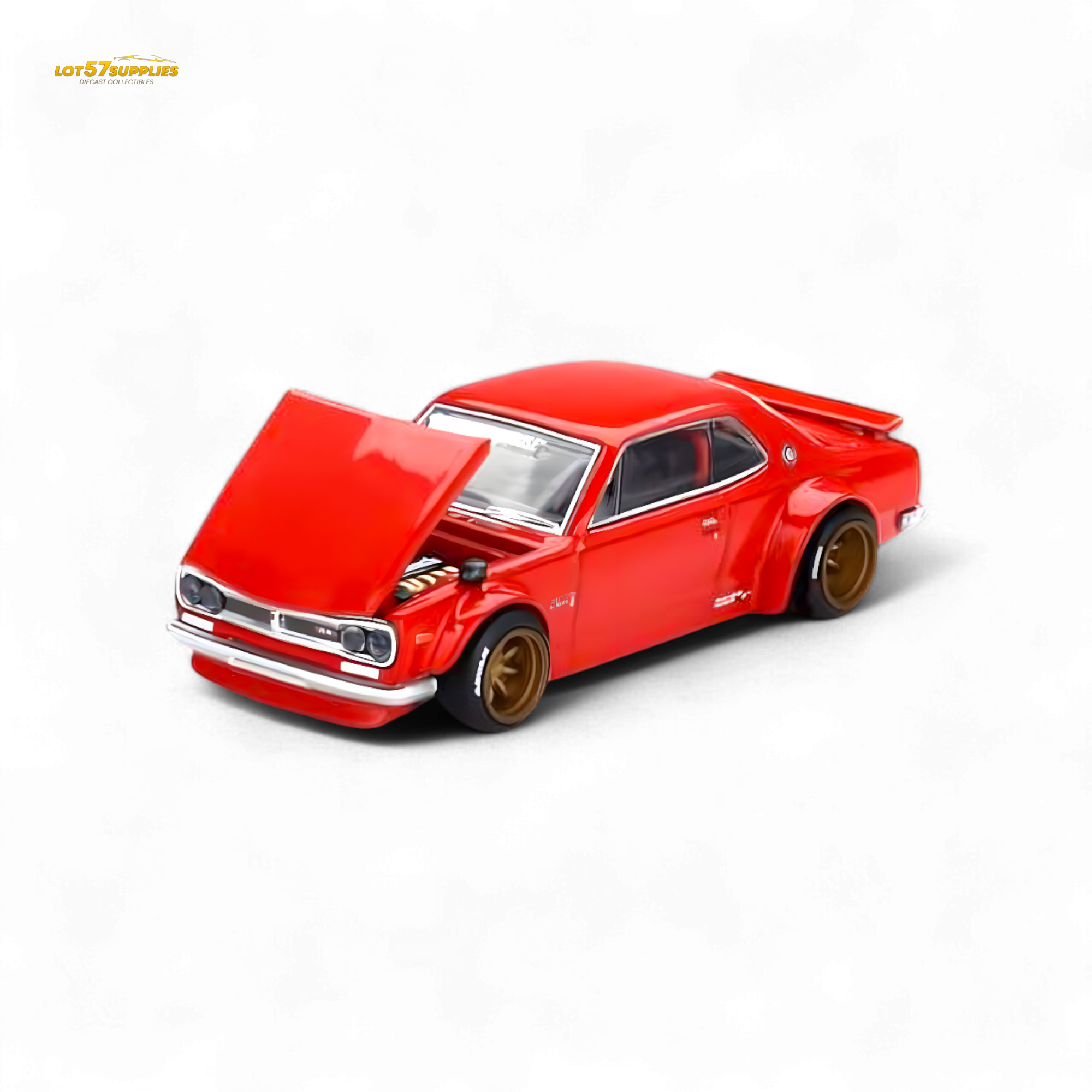 Kaido House Nissan Skyline 2000GT-R Red (KPGC10) Kaido Street V1 1:64 (ONLINE ORDER ONLY)