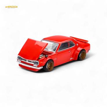 Kaido House Nissan Skyline 2000GT-R Red (KPGC10) Kaido Street V1 1:64 (ONLINE ORDER ONLY)